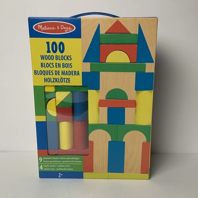 100 Wood Blocks Set